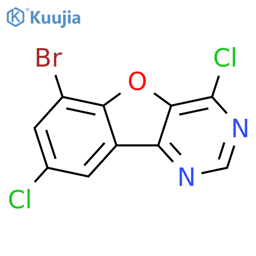 6-Bromo-4,8-dichloro[1]benzofuro[3,2-d]pyrimidine structure