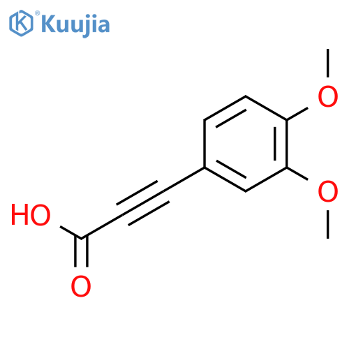 3-(3,4-Dimethoxyphenyl)propiolic acid structure