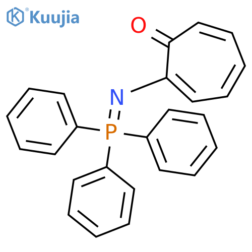2,4,6-Cycloheptatrien-1-one, 2-[(triphenylphosphoranylidene)amino]- structure