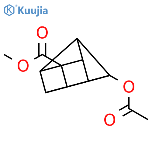 methyl 8-(acetyloxy)cubane-1-carboxylate structure