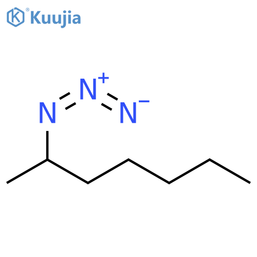 Heptane, 2-azido- structure
