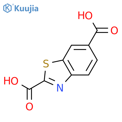 2,6-Benzothiazoledicarboxylicacid structure