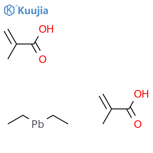 Plumbane,diethylbis[(2-methyl-1-oxo-2-propenyl)oxy]- (9CI) structure