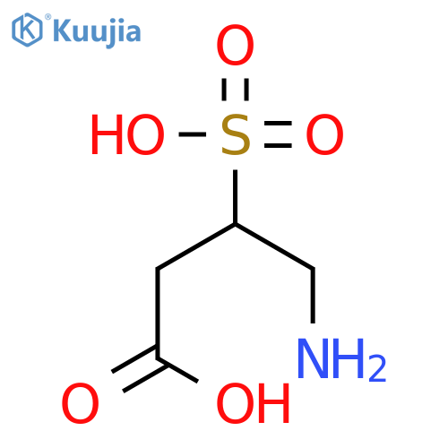 Butanoic acid, 4-amino-3-sulfo- structure