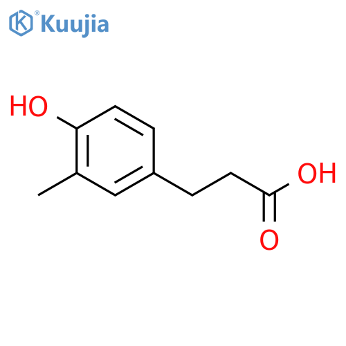 3-(4-Hydroxy-3-methyl-phenyl)propanoic acid structure