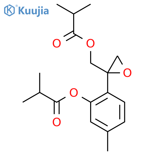 10-\u200bIsobutyryloxy-\u200b8,\u200b9-\u200bepoxythymol isobutyrate structure