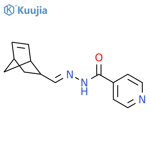 4-Pyridinecarboxylicacid, 2-(bicyclo[2.2.1]hept-5-en-2-ylmethylene)hydrazide structure