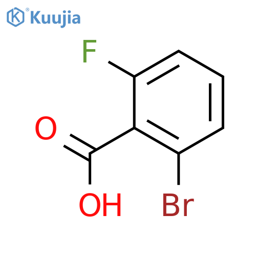 2-Bromo-6-fluorobenzoic acid structure