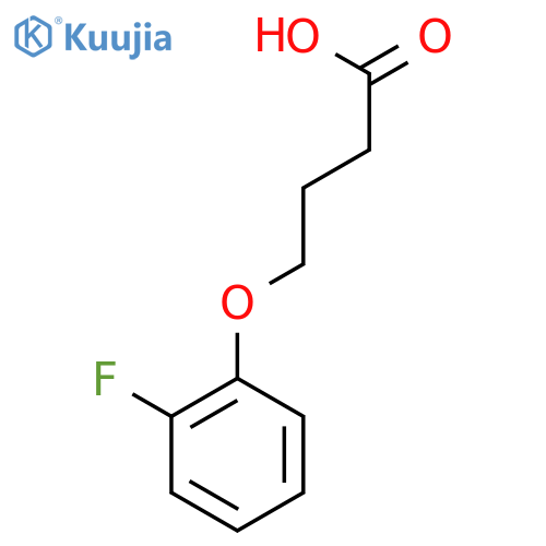 4-(2-fluorophenoxy)butanoic Acid structure
