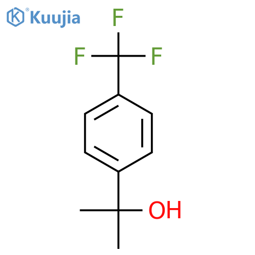 2-4-(trifluoromethyl)phenylpropan-2-ol structure