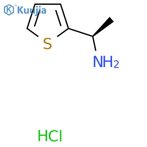 (R)-1-(Thiophen-2-yl)ethan-1-amine hydrochloride structure