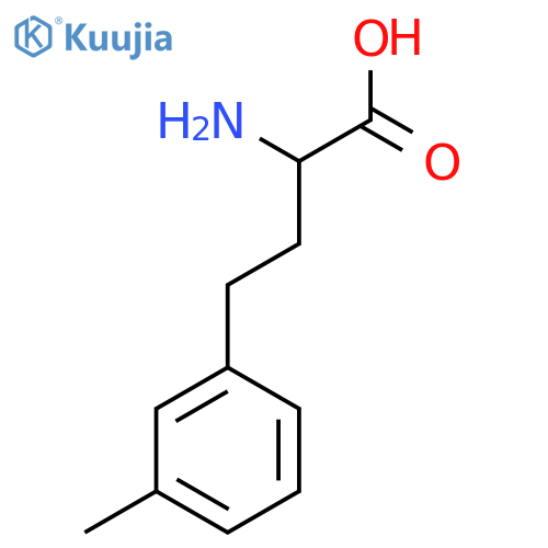 2-amino-4-(m-tolyl)butanoic acid structure