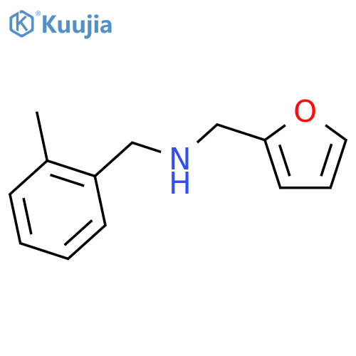 2-Furanmethanamine,N-[(2-methylphenyl)methyl]- structure