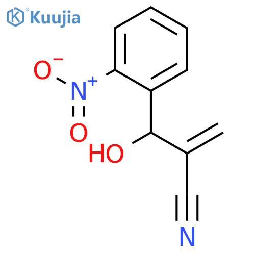 Benzenepropanenitrile, b-hydroxy-a-methylene-2-nitro- structure
