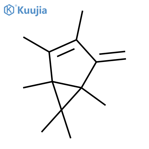 Bicyclo[3.1.0]hex-2-ene, 1,2,3,5,6,6-hexamethyl-4-methylene- structure