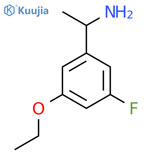1-(3-ethoxy-5-fluorophenyl)ethan-1-amine structure