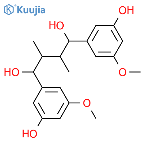 8,8'-Lignan-3,3',5,5',7,7'-hexol; (7R*,7'R*,8R*,8'S*)-form, 3,3'-Di-Me ether structure