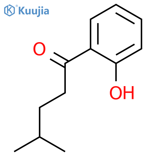 1-Pentanone, 1-(2-hydroxyphenyl)-4-methyl- structure