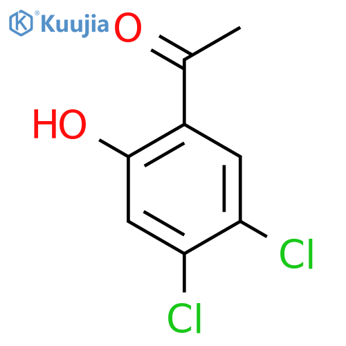 1-(4,5-Dichloro-2-hydroxyphenyl)ethanone structure
