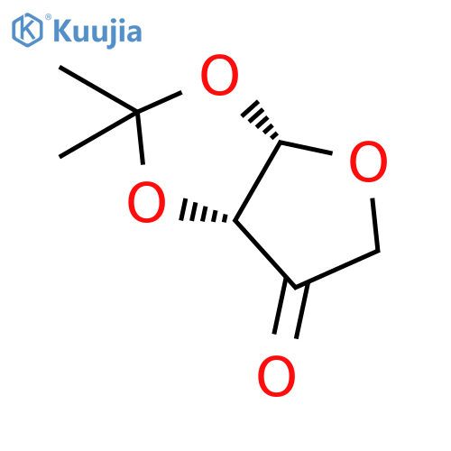 (3aS,6aR)-2,2-dimethyl-tetrahydro-2H-furo2,3-d1,3dioxol-6-one structure