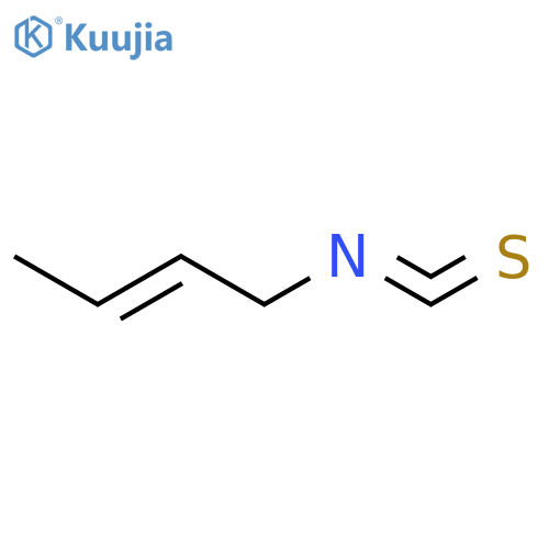 2-Butene, 1-isothiocyanato- structure