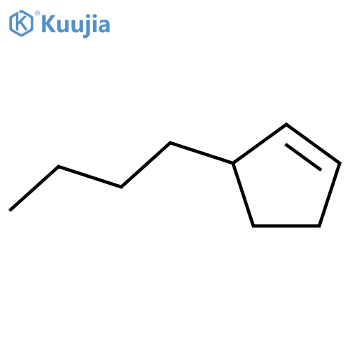 Cyclopentene, 3-butyl- structure