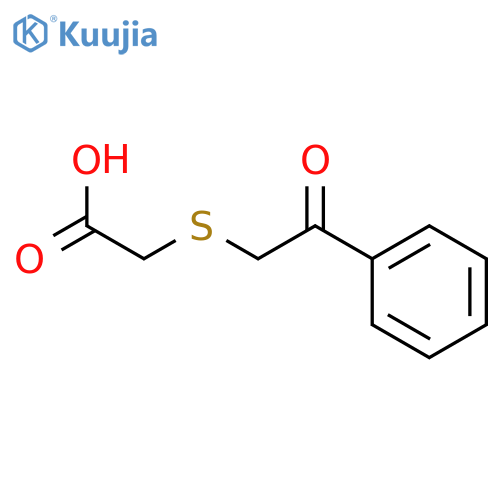 2-(2-oxo-2-phenylethyl)sulfanylacetic Acid structure