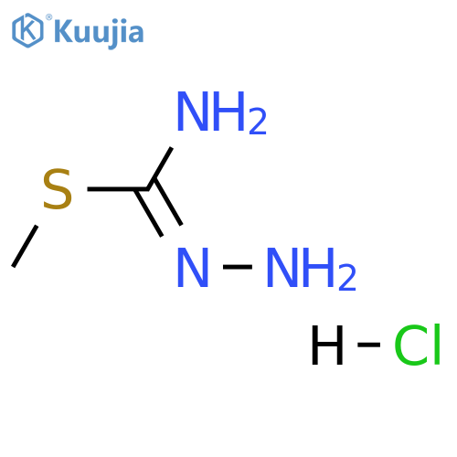 {(methylsulfanyl)methanimidoylamino}amine hydrochloride structure