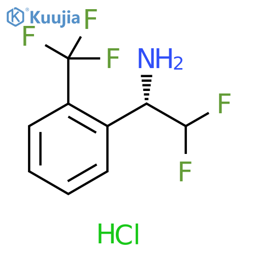 (S)?-?2,?2-?difluoro-?1-?(2-?(trifluoromethyl)?phenyl)?ethan-?1-?amine hydrochloride structure