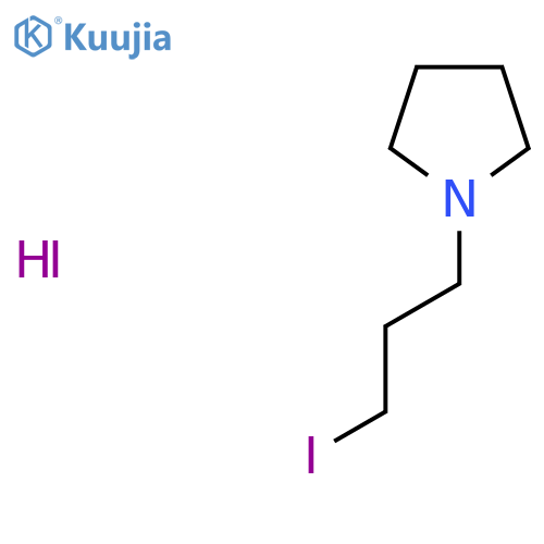 1-(3-Iodopropyl)pyrrolidine hydroiodide structure