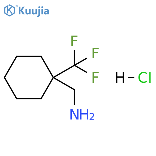 Cyclohexanemethanamine, 1-(trifluoromethyl)-, hydrochloride (1:1) structure