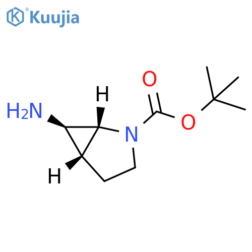 2-Azabicyclo[3.1.0]hexane-2-carboxylic acid, 6-amino-, 1,1-dimethylethyl ester, (1R,5R,6R)-rel- structure