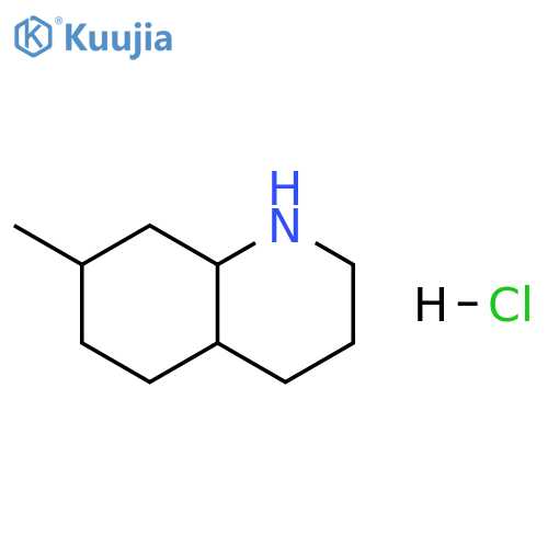 Quinoline, decahydro-7-methyl-, hydrochloride (1:1) structure