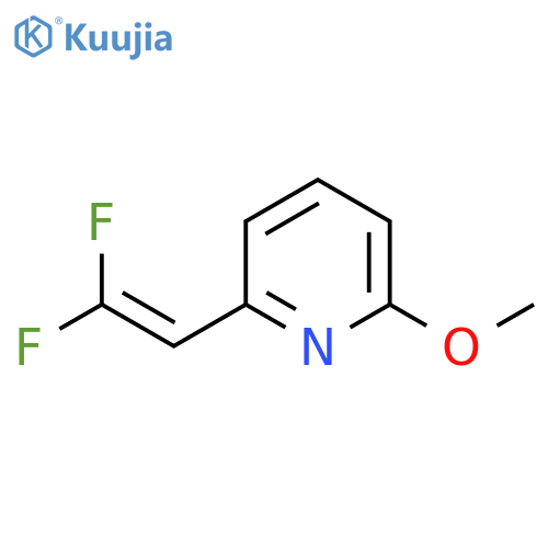 2-(2,2-Difluoroethenyl)-6-methoxypyridine structure