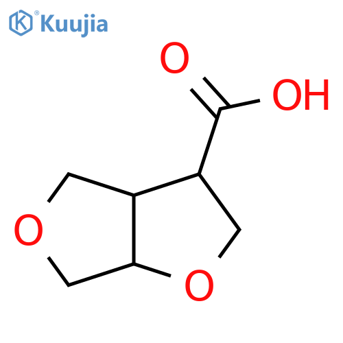 Furo[3,4-b]furan-3-carboxylic acid, hexahydro- structure
