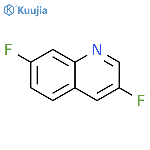 Quinoline, 3,7-difluoro- structure
