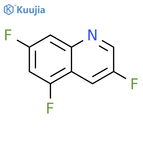 Quinoline, 3,5,7-trifluoro- structure