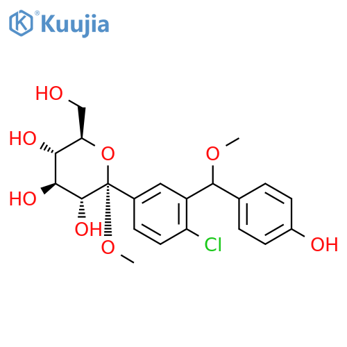 (4S)-4-Hydroxyphenylmethoxy-2-methoxy Empagliflozin structure