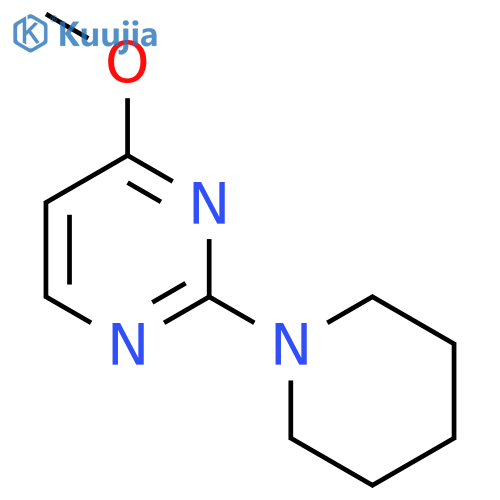 4-methoxy-2-(piperidin-1-yl)pyrimidine structure