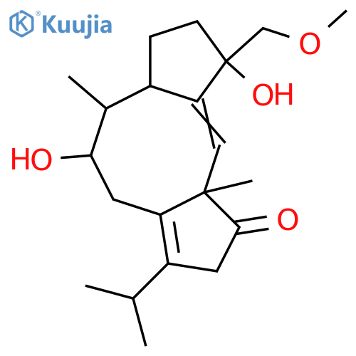1,10(14)-Fusicoccadiene-3,8,12,16-tetrol; (3α,8β,12α)-form, 12-Ketone, 16-Me ether structure