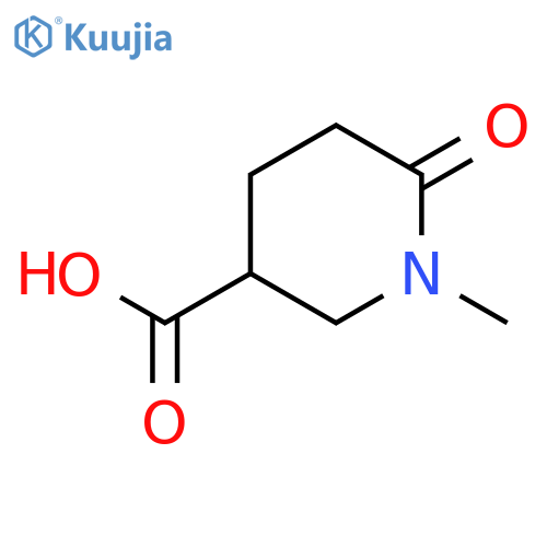1-Methyl-6-oxopiperidine-3-carboxylic acid structure