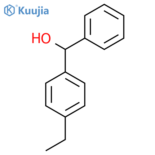 (4-Ethylphenyl)-phenylmethanol structure