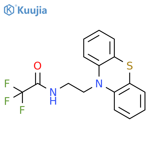 Acetamide, 2,2,2-trifluoro-N-[2-(10H-phenothiazin-10-yl)ethyl]- structure