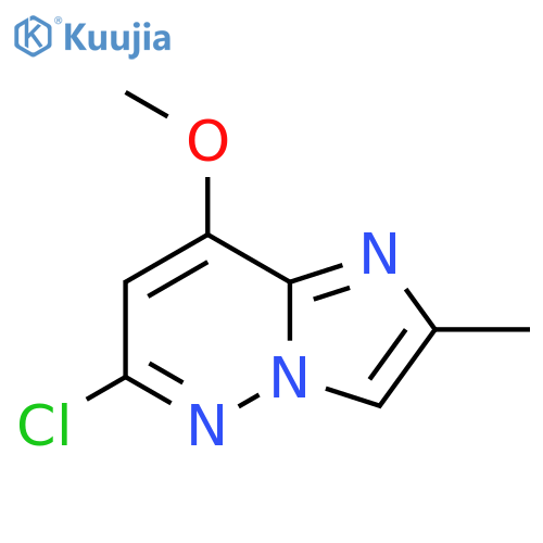 6-chloro-8-methoxy-2-methylimidazo1,2-bpyridazine structure