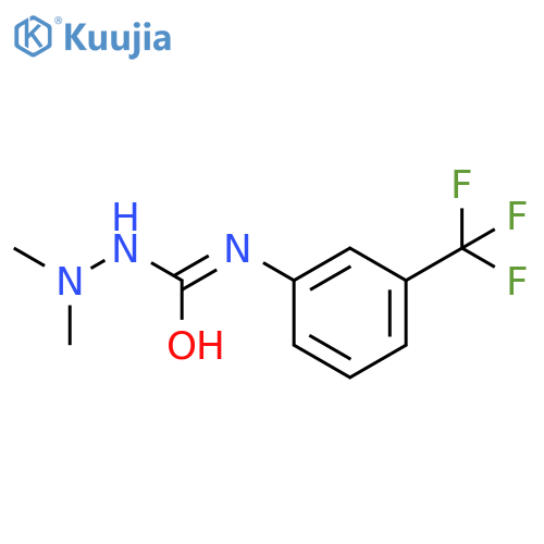 1,1-Dimethyl-4-(3-trifluoromethylphenyl)semicarbazide structure