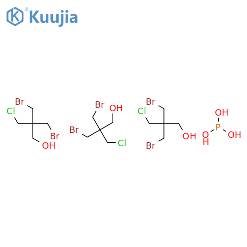 1-Propanol, 2,2-bis(bromomethyl)-3-chloro-, phosphite (3:1) structure