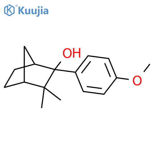 Bicyclo[2.2.1]heptan-2-ol,2-(4-methoxyphenyl)-3,3-dimethyl-, endo- (9CI) structure