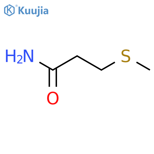 Propanamide,3-(methylthio)- structure
