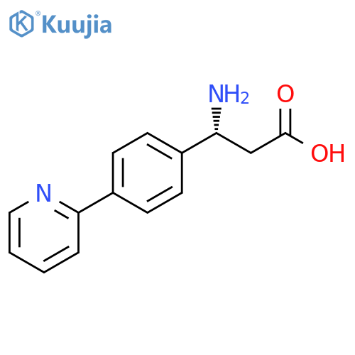 (R)-3-AMINO-3-(4-(PYRIDIN-2-YL)PHENYL)PROPANOIC ACID structure