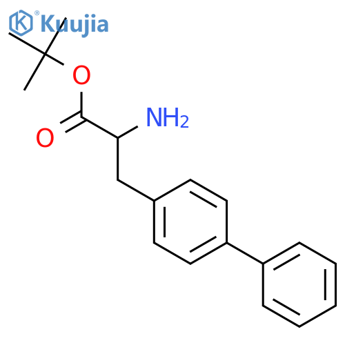 (S)-tert-Butyl 3-([1,1'-biphenyl]-4-yl)-2-aminopropanoate structure